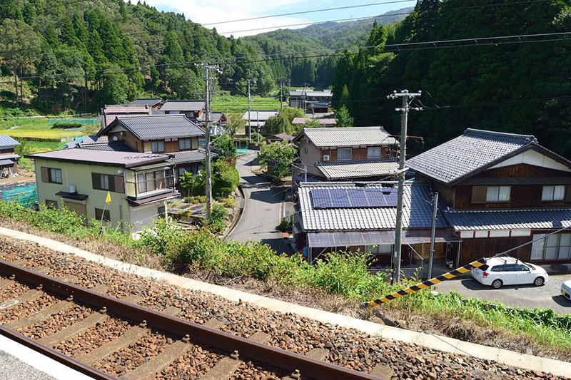 線路沿いの土地
