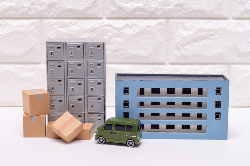 アパートの置き配